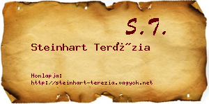 Steinhart Terézia névjegykártya